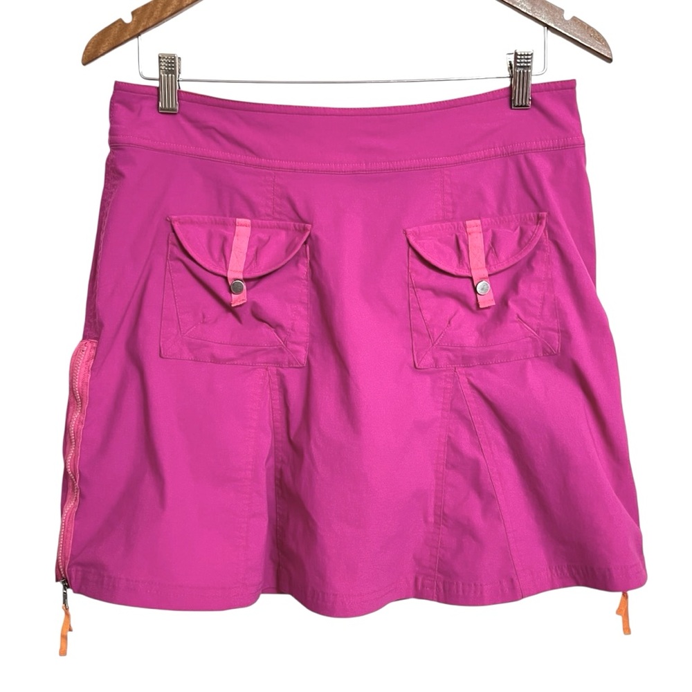 Title Nine Trail Mix Activewear Skort 6 Fuchsia Flared Skirt Outdoor Athleisure